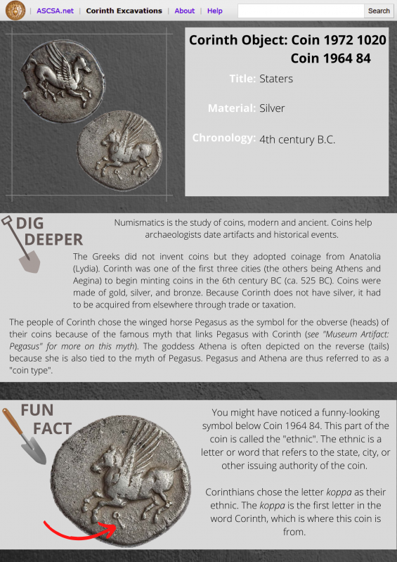 Corinthian Coins