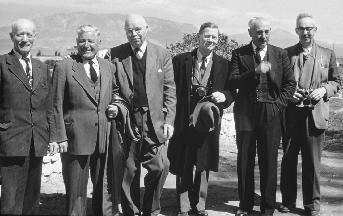 Oscar Broneer and Colleagues in Ancient Corinth, ca. 1955