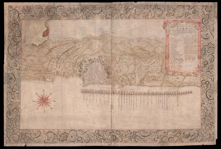 Unique map of Venetian Crete acquired in auction
