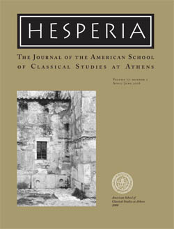 Hesperia Volume 77:2, 2008