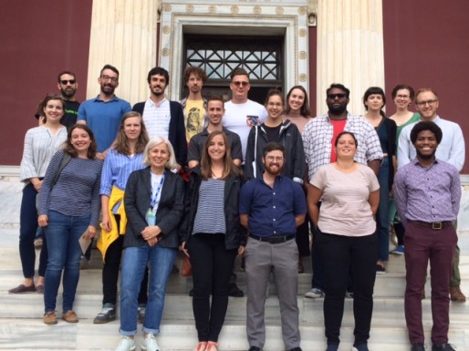 The ASCSA students at the School's Archives 