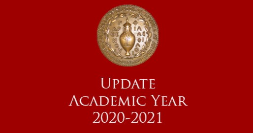 Update about the 2020-2021 Academic Year