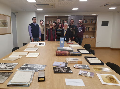 Μεταπτυχιακοί φοιτητές από το Τμήμα Φιλολογίας του Πανεπιστημίου Αθηνών στα Αρχεία της Αμερικανικής Σχολής