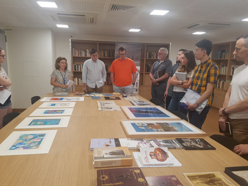 Clayton Lehmann's Summer Seminar Reads Elytis and Seferis in the School's Archives