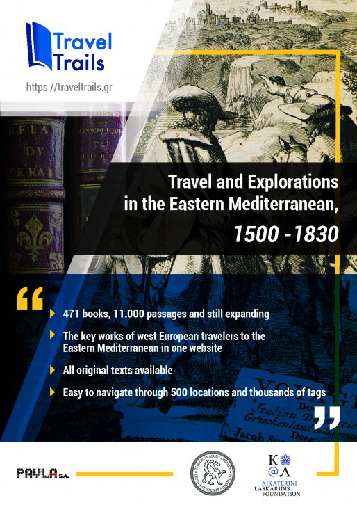 TravelTrails: Travels and Explorations in the Eastern Mediterranean, 1500 – 1830 