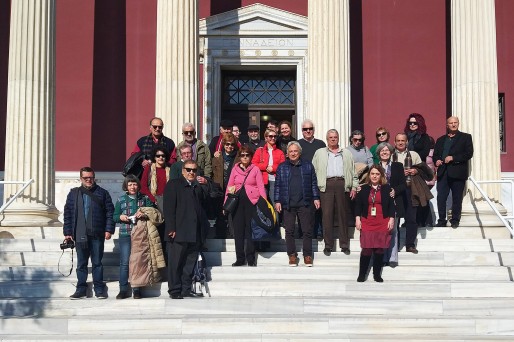 Group from Kalamata visits the Gennadius Library